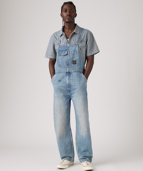 Levi's(リーバイス)の「Levi's/リーバイス WORKWEAR LOOSEオーバーオール(サロペット/オーバーオール・メンズ・インディゴブルー・XL/L/M/S)」の1枚目の写真