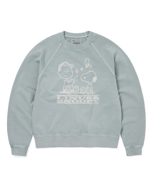 thisisneverthat(ディスイズネバーザット)の「TNT PEANUTS Faded Crewneck(スウェット・メンズ・ブルーグレー/チャコール・XL/L/M/S)」の2枚目の写真