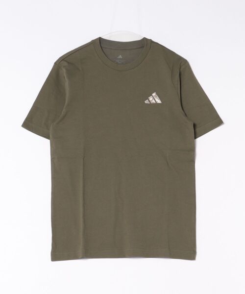 adidas（アディダス）の「《adidas》MCAMOEMBLGT（Tシャツ/カットソー・メンズ・ホワイト/オリーブ/ダークグレー・S/M/L/XL/2XL）」の3枚目の写真