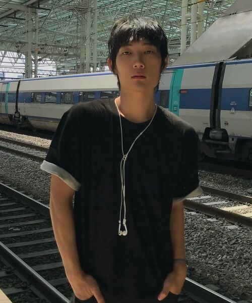 GRISH（グリッシュ）の「ロールアップレイヤードクロップ半袖Tシャツ[ブラック]（Tシャツ/カットソー・メンズ・その他・MEDIUM/LARGE/X-LARGE）」の9枚目の写真