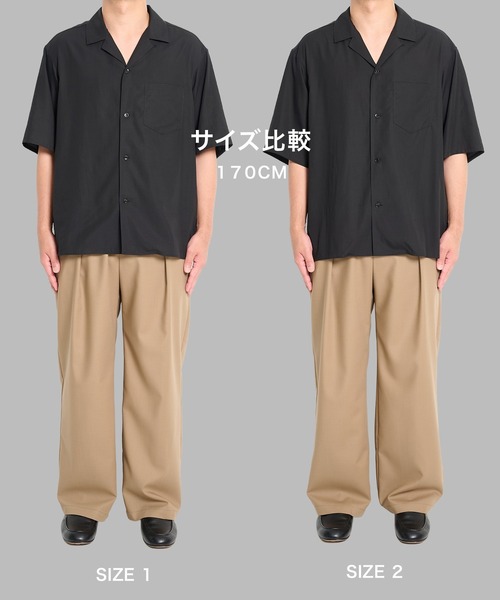 STUDIOUS(ステュディオス)の「【STUDIOUS】Soft Open collar Shirts / 吸湿性 / 速乾性(シャツ/ブラウス・メンズ・ホワイト/タン/ブラック・1/2)」の7枚目の写真