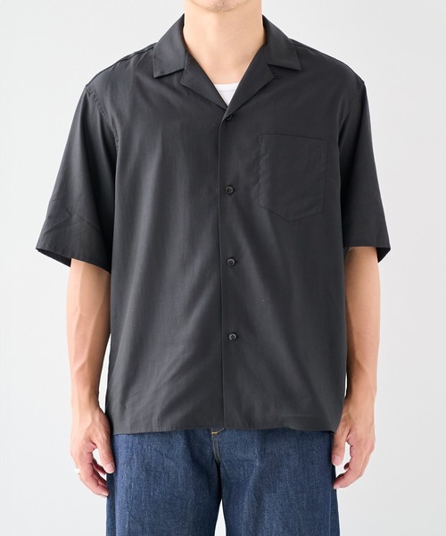 STUDIOUS(ステュディオス)の「【STUDIOUS】Soft Open collar Shirts / 吸湿性 / 速乾性(シャツ/ブラウス・メンズ・ホワイト/タン/ブラック・1/2)」の21枚目の写真