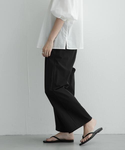 URBAN RESEARCH Sonny Label(アーバンリサーチサニーレーベル)の「機能素材ユーティリティパンツ(その他パンツ・レディース・ライトグレー/ブラック・FREE)」の5枚目の写真