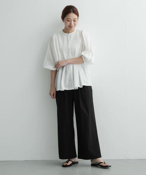 URBAN RESEARCH Sonny Label(アーバンリサーチサニーレーベル)の「機能素材ユーティリティパンツ(その他パンツ・レディース・ライトグレー/ブラック・FREE)」の7枚目の写真