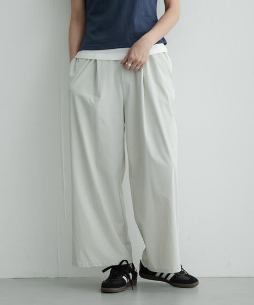 URBAN RESEARCH Sonny Label(アーバンリサーチサニーレーベル)の「機能素材ユーティリティパンツ(その他パンツ・レディース・ライトグレー/ブラック・FREE)」の18枚目の写真