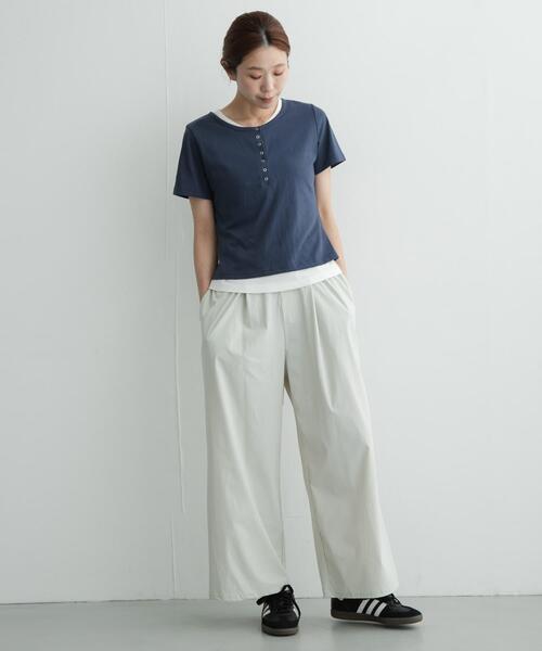 URBAN RESEARCH Sonny Label(アーバンリサーチサニーレーベル)の「機能素材ユーティリティパンツ(その他パンツ・レディース・ライトグレー/ブラック・FREE)」の21枚目の写真