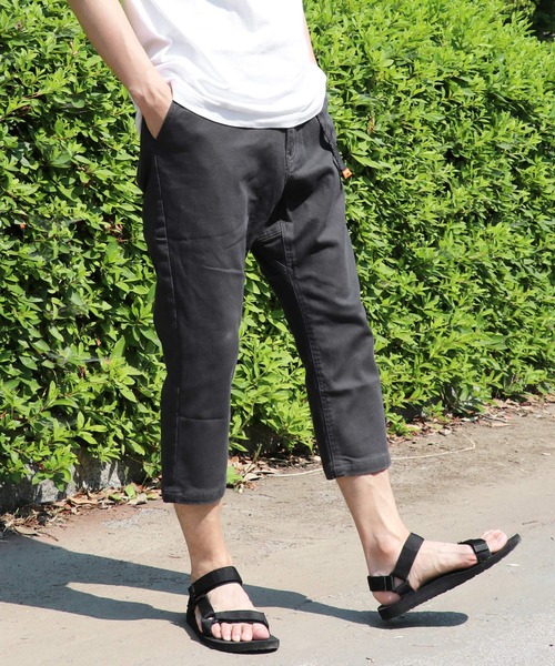 KRIFF MAYER(クリフメイヤー)の「ストレッチツイル クライミングクロップドパンツ(その他パンツ・メンズ・オリーブ/ライトグレー/オフホワイト/ベージュ/カーキ/グリーン/ダークネイビー/ブラック/ブルー/グレー/サックスブルー/キャメル/ブルー系その他/サンドベージュ/チャコール・SMALL/MEDIUM/LARGE/X-LARGE)」の5枚目の写真