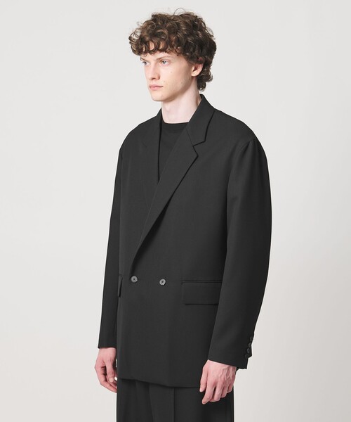 LOEFF（ロエフ）の「＜LOEFF＞タキシードクロス ボックス ジャケット MENS（テーラードジャケット・メンズ・ブラック・2/1/0）」の6枚目の写真