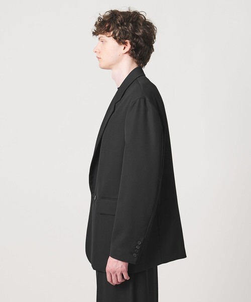 LOEFF（ロエフ）の「＜LOEFF＞タキシードクロス ボックス ジャケット MENS（テーラードジャケット・メンズ・ブラック・2/1/0）」の7枚目の写真