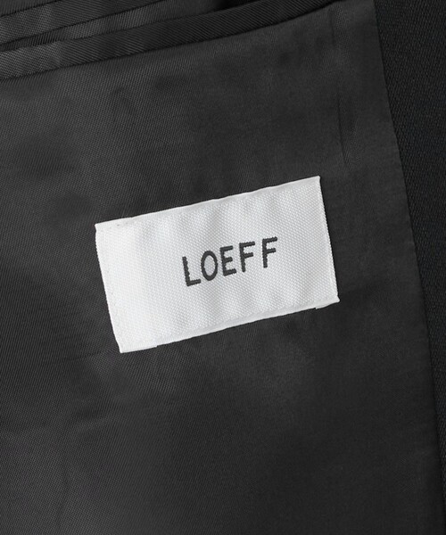 LOEFF（ロエフ）の「＜LOEFF＞タキシードクロス ボックス ジャケット MENS（テーラードジャケット・メンズ・ブラック・2/1/0）」の16枚目の写真