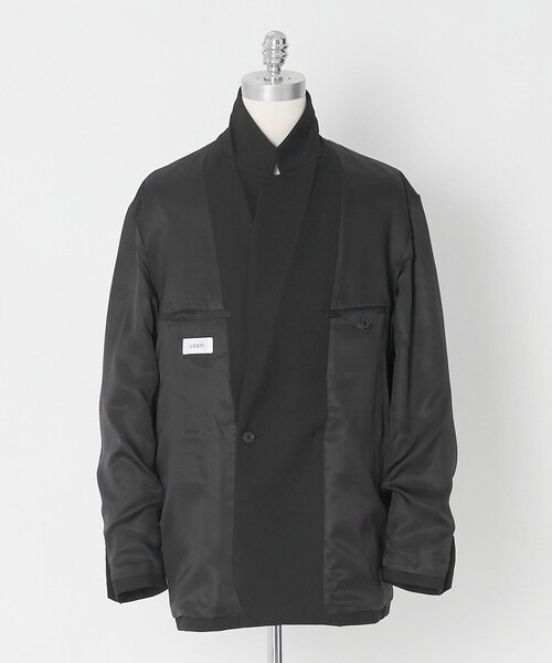 LOEFF（ロエフ）の「＜LOEFF＞タキシードクロス ボックス ジャケット MENS（テーラードジャケット・メンズ・ブラック・2/1/0）」の17枚目の写真