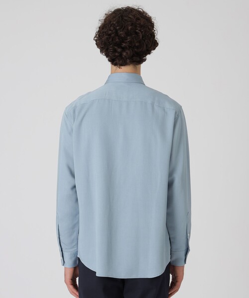 BLACK LABEL CRESTBRIDGE(ブラックレーベル・クレストブリッジ)の「デニムライクニットドッキングシャツ(シャツ/ブラウス・メンズ・ネイビー/ブルー系その他4・M/L/XL/S)」の6枚目の写真