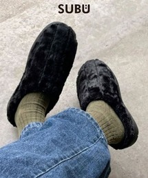SUBU（スブ）の「SUBU / DOTS MATORY / Raven Black / WINTER SANDAL / スブ / ウィンターサンダル（サンダル）」