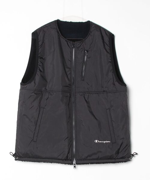 Champion Golf(チャンピオンゴルフ)の「【Champion/チャンピオン】メンズ GOLF ジップリバーシブルベスト(ベスト・メンズ・グリーン/オフホワイト/ブラック・MEDIUM/LARGE/X-LARGE)」の6枚目の写真