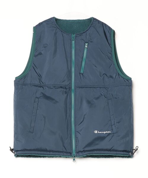 Champion Golf(チャンピオンゴルフ)の「【Champion/チャンピオン】メンズ GOLF ジップリバーシブルベスト(ベスト・メンズ・グリーン/オフホワイト/ブラック・MEDIUM/LARGE/X-LARGE)」の7枚目の写真