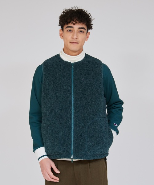 セール】【Champion/チャンピオン】メンズ GOLF ジップリバーシブル