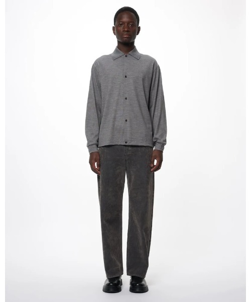 marka(マーカ)の「SHIRT CARDIGAN(カーディガン/ボレロ・メンズ・グレー/ダークブラウン・2/1)」の6枚目の写真