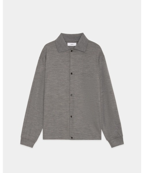 marka(マーカ)の「SHIRT CARDIGAN(カーディガン/ボレロ・メンズ・グレー/ダークブラウン・2/1)」の7枚目の写真