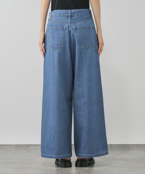 GLOBAL WORK(グローバルワーク)の「スウェットデニムドッキングパンツ/1054590(スウェットパンツ・レディース・ブラック/グレー/ブルー・LARGE/MEDIUM)」の21枚目の写真
