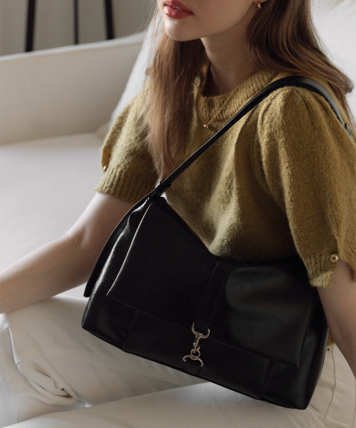 OVHEE（オヴェイ）の「クロエバッグ Chloe Bag（ショルダーバッグ・レディース・ブラック/アイボリー・FREE）」の7枚目の写真