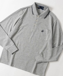 【15】〔BEVERLY HILLS POLO CLUB/ビバリーヒルズポロクラブ〕ワンポイント刺しゅうベーシック鹿の子ポロシャツ