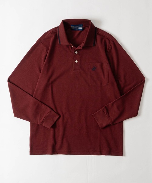 JOHN'S CLOSET(ジョンズクローゼット)の「【15】〔BEVERLY HILLS POLO CLUB/ビバリーヒルズポロクラブ〕ワンポイント刺しゅうベーシック鹿の子ポロシャツ(ポロシャツ・メンズ・グリーン/レッド/ネイビー/グレー・LARGE/MEDIUM)」の21枚目の写真