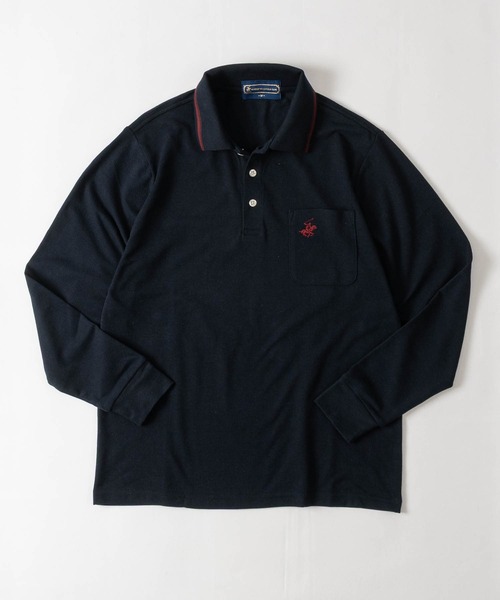 JOHN'S CLOSET(ジョンズクローゼット)の「【15】〔BEVERLY HILLS POLO CLUB/ビバリーヒルズポロクラブ〕ワンポイント刺しゅうベーシック鹿の子ポロシャツ(ポロシャツ・メンズ・グリーン/レッド/ネイビー/グレー・LARGE/MEDIUM)」の19枚目の写真