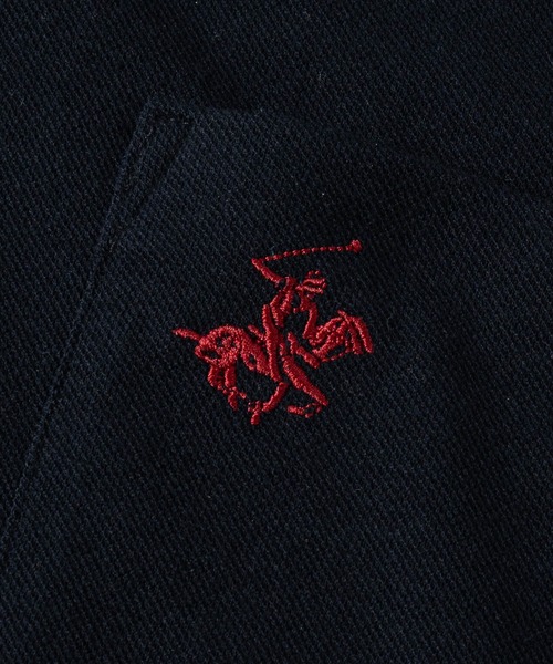 JOHN'S CLOSET(ジョンズクローゼット)の「【15】〔BEVERLY HILLS POLO CLUB/ビバリーヒルズポロクラブ〕ワンポイント刺しゅうベーシック鹿の子ポロシャツ(ポロシャツ・メンズ・グリーン/レッド/ネイビー/グレー・LARGE/MEDIUM)」の14枚目の写真