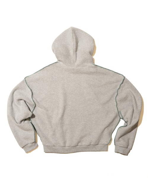 FRUIT OF THE LOOM(フルーツオブザルーム)の「【FRUIT OF THE LOOM】FTL VOLUME HOODIE / ショート丈 フーディ(パーカー・メンズ・ブルー/ホワイト系その他/ホワイト系その他2/グリーン/ピンク/レッド・S/M/L/XL)」の13枚目の写真