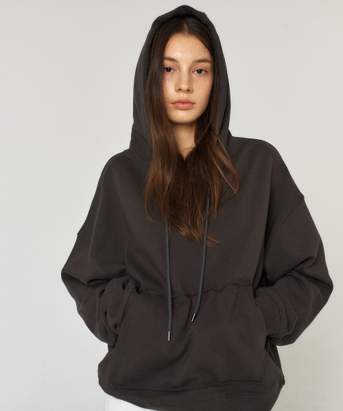 QUAFE(クアフェ)の「HEARTBREAKER HOODIE T-SHIRT(パーカー・レディース・チャコールグレー・FREE)」の10枚目の写真