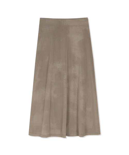 Yuje(ユジェ)の「VELVET SHIRRING SKIRT (2color,2size)(スカート・レディース・ベージュ/ブラウン・SMALL/MEDIUM)」の6枚目の写真
