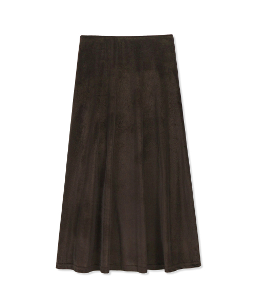 Yuje(ユジェ)の「VELVET SHIRRING SKIRT (2color,2size)(スカート・レディース・ベージュ/ブラウン・SMALL/MEDIUM)」の7枚目の写真