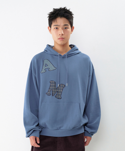AMESWORLDWIDE（アメスワールドワイド）の「ビッグパッチアップリケフーディー ブルー（パーカー・レディース・その他・SMALL/MEDIUM/LARGE）」の11枚目の写真