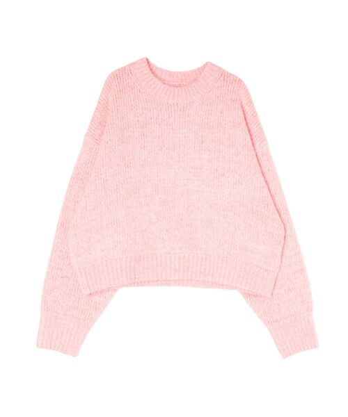 Ungrid(アングリッド)の「カラーモヘヤ混ルーズニット(ニット/セーター・レディース・レッド/アイボリー/ブルー/ピンク/ブラウン・FREE)」の6枚目の写真