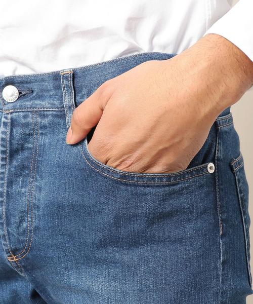 BEAUTY&YOUTH UNITED ARROWS(ビューティーアンドユースユナイテッドアローズ)の「BY シェービングデニム 5ポケット スキニーパンツ ◆(デニムパンツ・メンズ・ブラック/コバルトブルー/ライトブルー・28inch/32inch/30inch/34inch)」の4枚目の写真