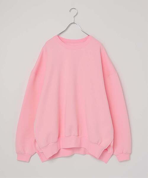 notch.(ノッチ)の「【notch. by KR 】裏起毛ビッグスウェット(スウェット・レディース・グレー/レッド/オフホワイト/ネイビー/ブラック/ピンク・M)」の5枚目の写真