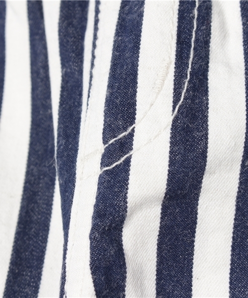 RUGGEDWORKS（ラゲッドワークス）の「ストライプハーフパンツ（デニムパンツ・キッズ・ネイビー/ブルー・120cm/110cm/100cm/80ｃｍ/130cm/140cm/90cm）」の8枚目の写真