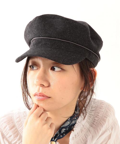 coen（コーエン）の「マリンキャスケット（キャスケット・レディース・ダークグレー/ネイビー/ブラック・FREE）」の6枚目の写真