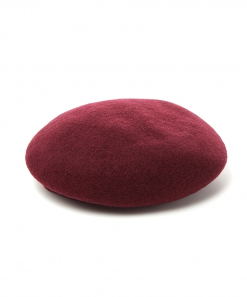 HARE(ハレ)の「フェルトベレー(HARE)(ハンチング/ベレー帽・メンズ・ボルドー/ブラック・ONE SIZE)」の3枚目の写真