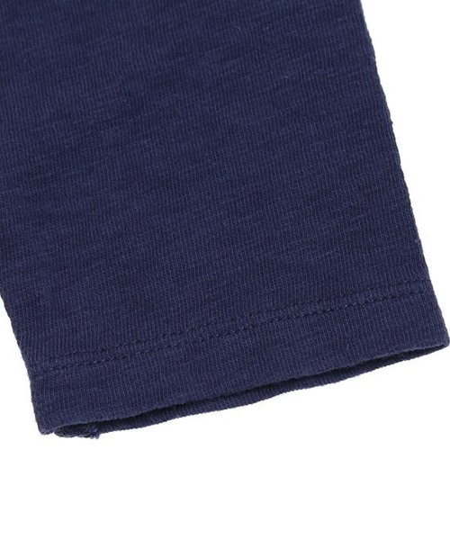 BREEZE（ブリーズ）の「ネット限定 COFFEE レイヤードTシャツ（Tシャツ/カットソー・キッズ・キナリ/グレー/ネイビー・90/100/120/95/130/110/140/80）」の6枚目の写真