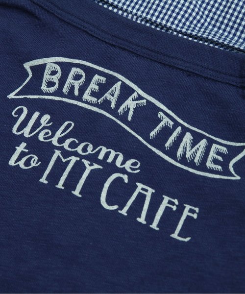 BREEZE（ブリーズ）の「ネット限定 COFFEE レイヤードTシャツ（Tシャツ/カットソー・キッズ・キナリ/グレー/ネイビー・90/100/120/95/130/110/140/80）」の20枚目の写真