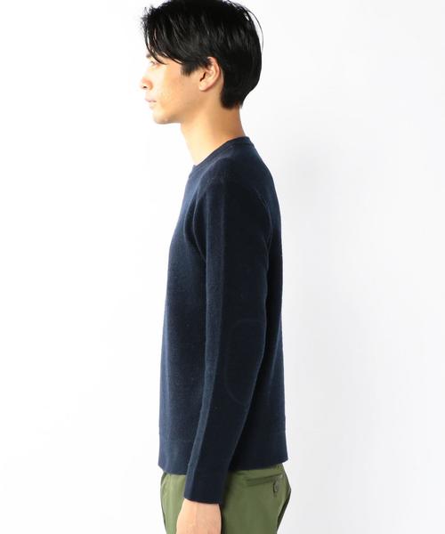 coen（コーエン）の「ウールナイロンクルーネックニット（ニット/セーター・メンズ・オフホワイト/ネイビー・MEDIUM/LARGE/SMALL/X-LARGE）」の10枚目の写真