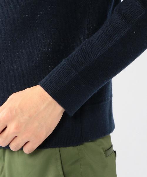 coen（コーエン）の「ウールナイロンクルーネックニット（ニット/セーター・メンズ・オフホワイト/ネイビー・MEDIUM/LARGE/SMALL/X-LARGE）」の12枚目の写真