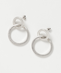 MOUSSY | CHAIN RING EARRINGS(ピアス（両耳用）)