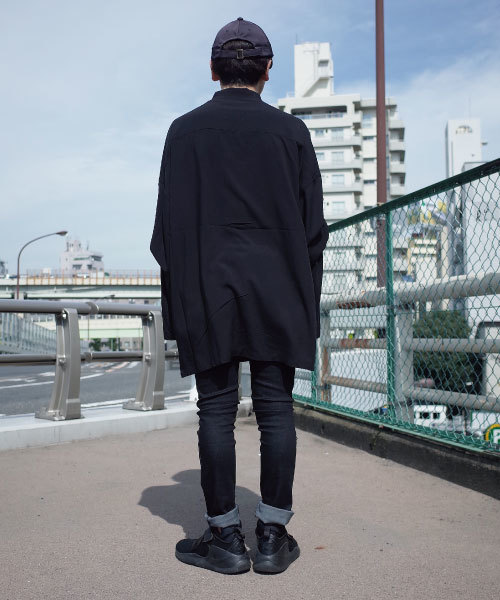 rovtski(ロフトスキー)の「rovtski 【ビッグシルエット】レーヨンプリントオーバーサイズシャツ/5S17031802(シャツ/ブラウス・メンズ・ホワイト系その他/ホワイト系その他2/ブラック/キャメル・FREE)」の12枚目の写真