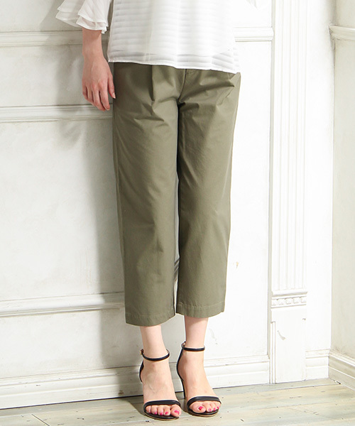 Honeys（ハニーズ）の「ゆったりカラーテーパードパンツ（その他パンツ・レディース・ネイビー/ブラック/カーキ/ピンク/キャメル・L/M/S/LL）」の3枚目の写真