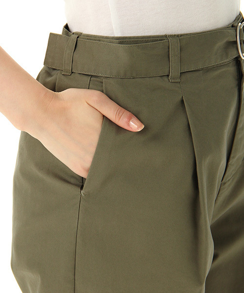 Honeys（ハニーズ）の「ゆったりカラーテーパードパンツ（その他パンツ・レディース・ネイビー/ブラック/カーキ/ピンク/キャメル・L/M/S/LL）」の16枚目の写真