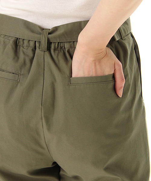 Honeys（ハニーズ）の「ゆったりカラーテーパードパンツ（その他パンツ・レディース・ネイビー/ブラック/カーキ/ピンク/キャメル・L/M/S/LL）」の17枚目の写真