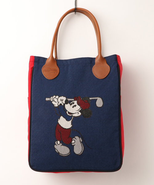 BEAMS GOLF ネイビー トートバッグ BEAMS GOLF トートバッグ B.G.THREE / ヘルメット カートバッグ