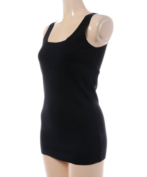 RIVE DROITE（リヴドロワ）の「シームレスタンク（タンクトップ・レディース・チャコールグレー/ブラック・FREE）」の3枚目の写真